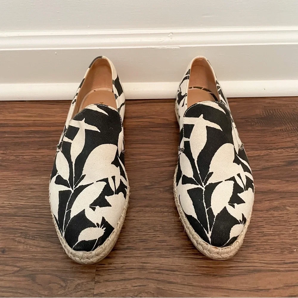 M. Gemi Agio Floral Tropical Print Espadrilles Sz 37.5